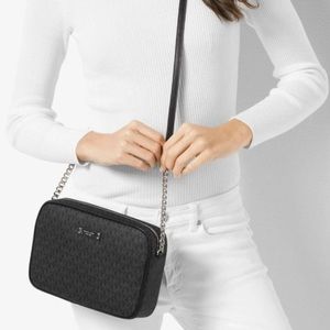 Michael Kors Large Jet Set Item East West Crossbody Black